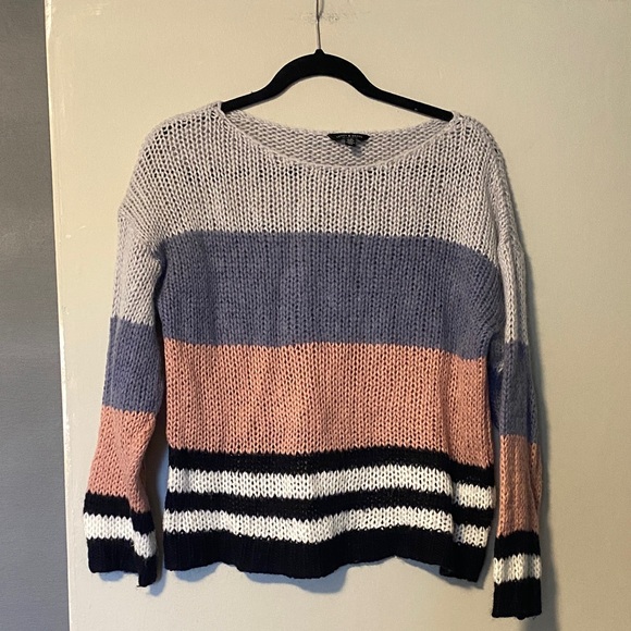 Lucky Brand Sweaters - Lucky Brand Women's Striped Knit Sweater